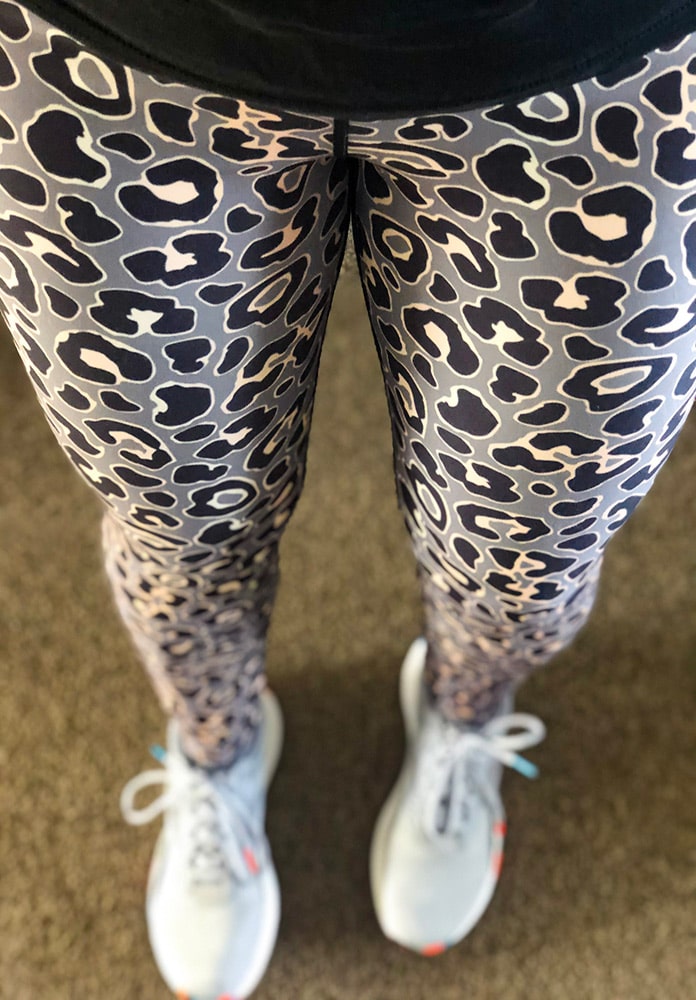 LC Active Full Length Leggings Active Stretch Animal Luxe Print