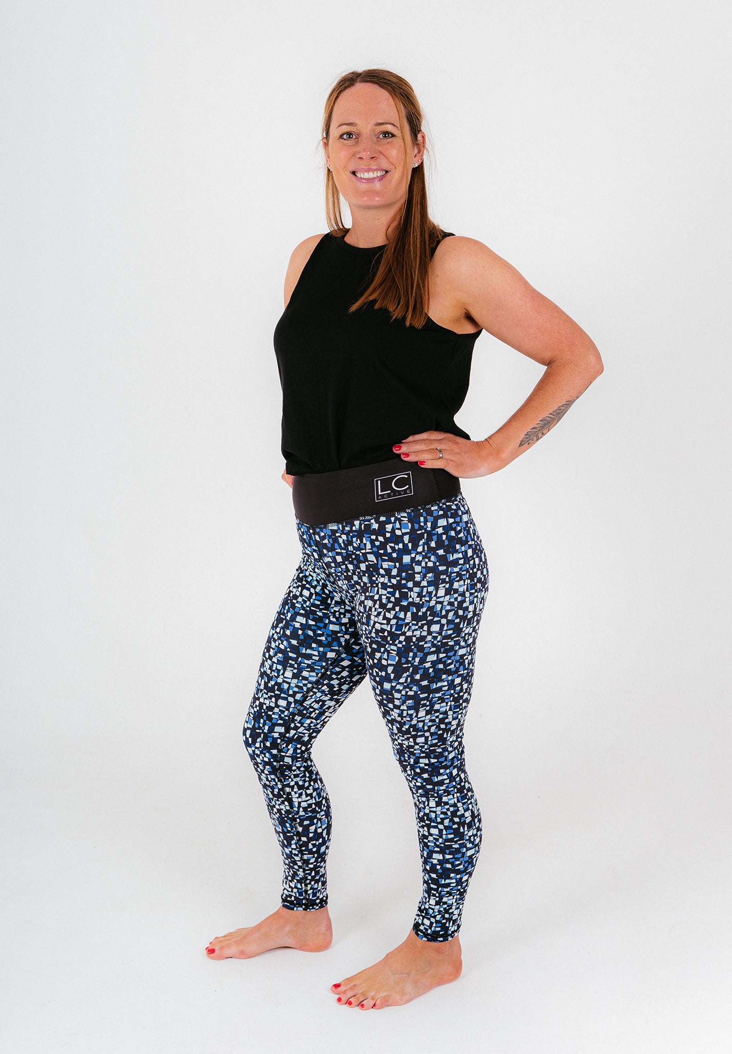 Gym Leggings For Women Glitch LC Active