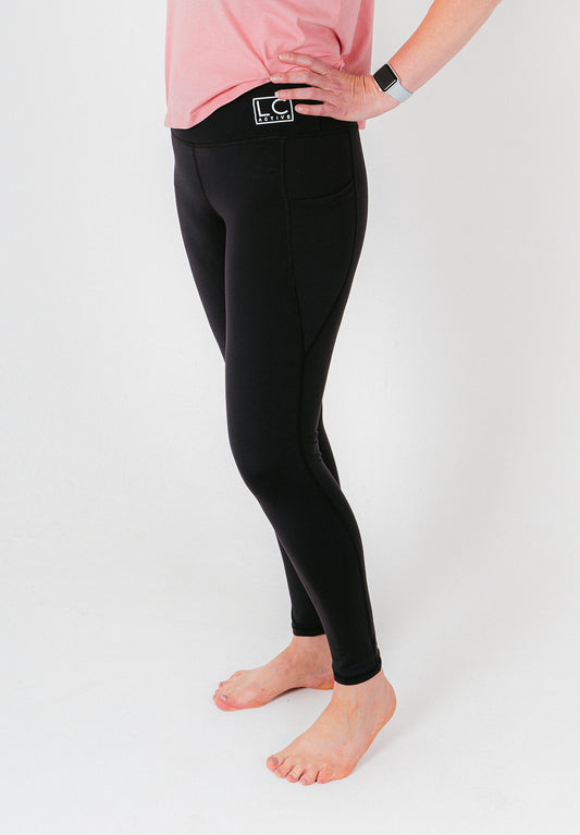 Gym Leggings With Pockets Black LC Active