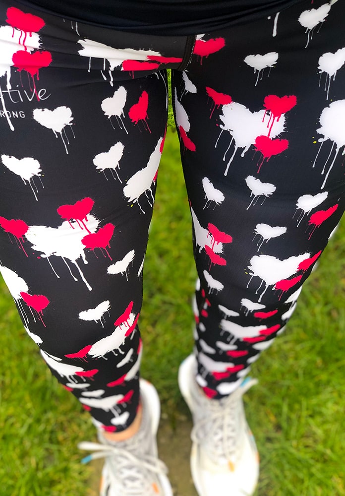 Queen of Spades Pink and Black Leggings gym legging woman - AliExpress