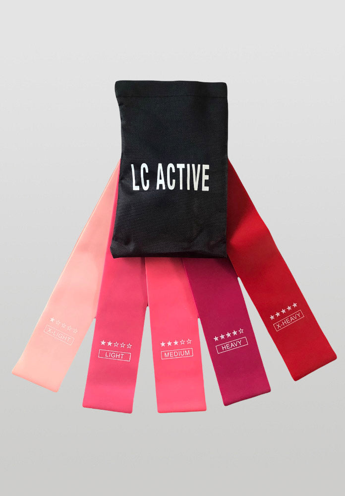 LC Active Exercise Resistance Booty Bands Glute Workout Set
