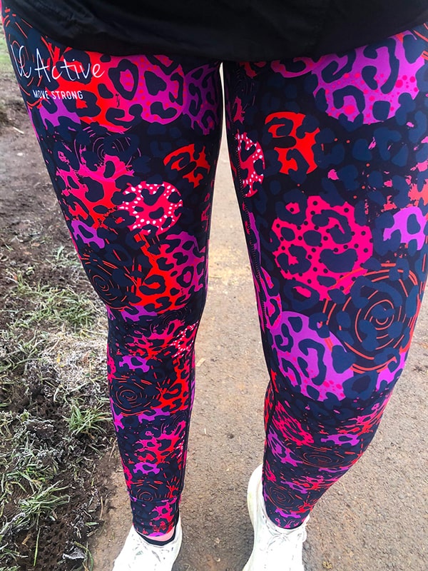 Leopard on sale running tights