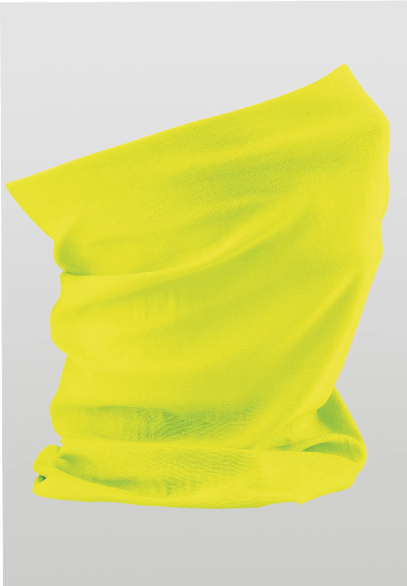 Fluorescent Yellow multi use headwear, running headband