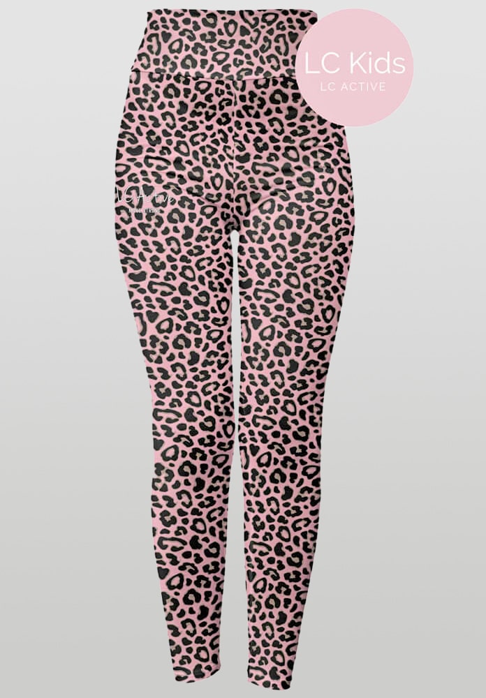 Kids leopard clearance print tights