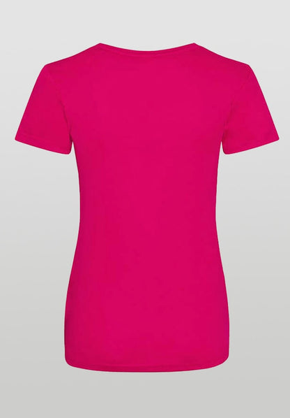 LC Active Short Sleeve Running Logo Top Hot Pink
