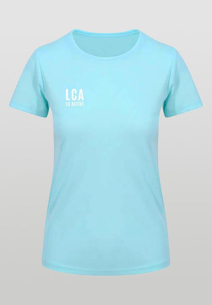 LC Active Short Sleeve Running Logo Top Mint