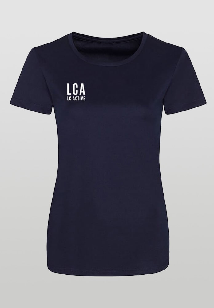 LC Active Short Sleeve Running Logo Top Navy