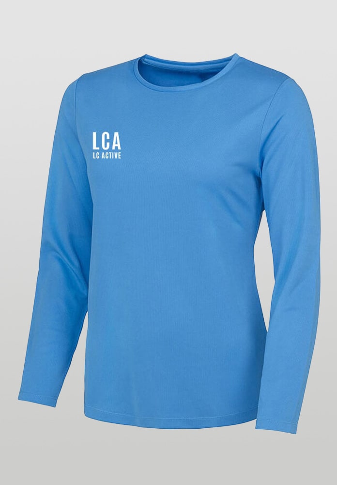 LC Active Long Sleeve Running Top Blue